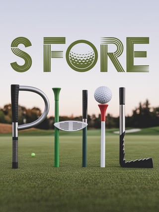 Creative Golf T-Shirt Design