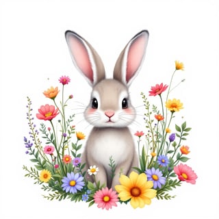 Cute Bunny Tumbler Wrap Pattern