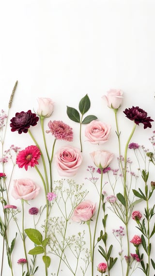 Vivid Wildflowers Illustration
