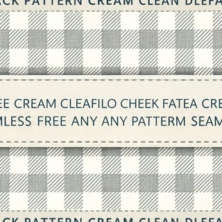 Seamless Buffalo Check Pattern