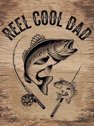 Tattoo-Style Sea Bass Art