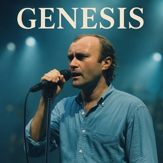 1987 Genesis CD Cover with Phil Collins