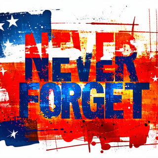 Vibrant Never Forget Digital Painting