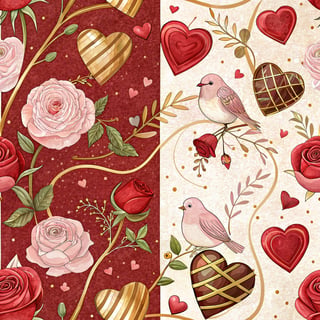 Valentine's Day Seamless Wrap