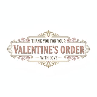Timeless Valentine Typography Design