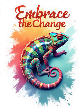 Chameleon Embracing Change Design