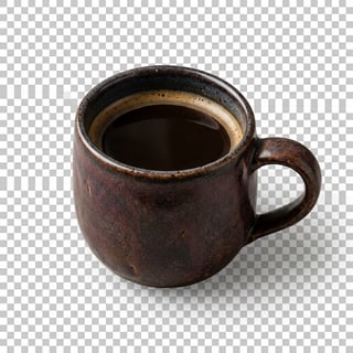 Photorealistic Ceramic Coffee Mug Studio Cutout
