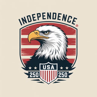 USA Independence Day Eagle T-Shirt Design