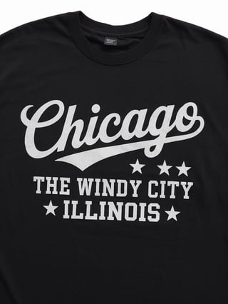 Chicago Windy City Black T-Shirt