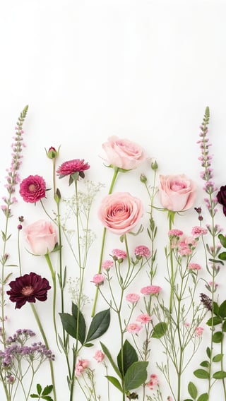 Vivid Wildflowers Illustration
