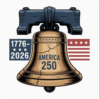 Liberty Bell 1776-2026 T-Shirt Design