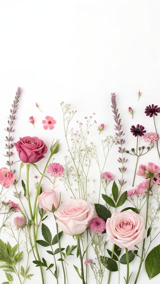Vivid Wildflowers Illustration