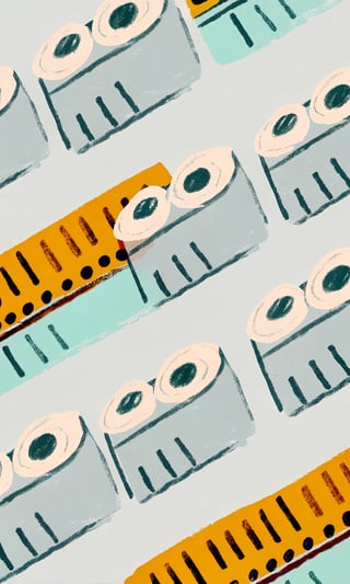 Seamless Horizontal Pattern Design