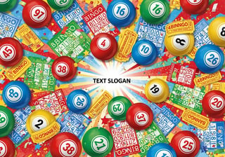 Colorful Bingo Balls Wrap Design