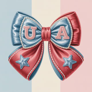 Coquette Patriotic Textile Design