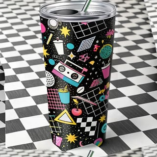 Maximalist Checkerboard Tumbler Wrap