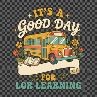 It's a Good Day for Learning – School Bus Art