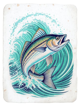 Vintage Key West Tarpon Jumping