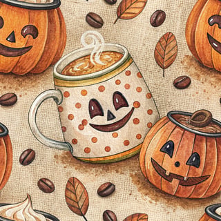 Hand-Drawn Coffee Mugs Illustration