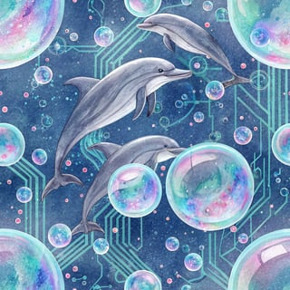 Dolphins with Holographic Circuit Bubbles