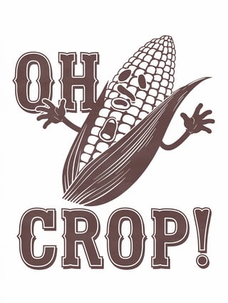 Oh Crop! Vintage T-Shirt Design