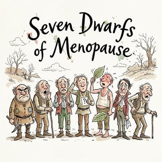 Seven Dwarfs of Menopause Art
