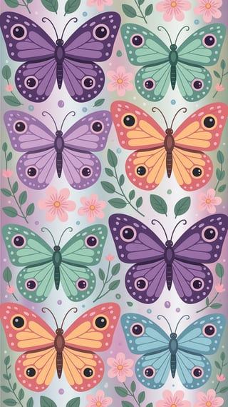 Butterflies Seamless Pattern