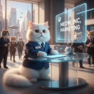 AI Agent Cat as Receptionist