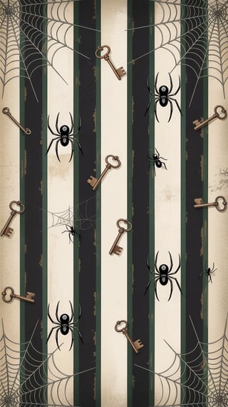Vintage Haunted Manor Wallpaper