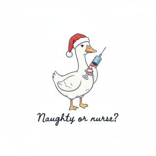 Funny Nurse Goose Design