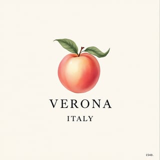 Minimalist Verona Peach Graphic