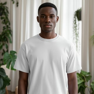 White Comfort Colors T-Shirt Mockup