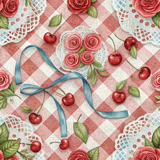 Romantic Coquette Picnic Pattern