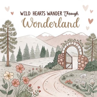 Whimsical Cottagecore Watercolor Art