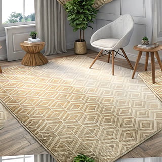 Scandinavian Gradient Rug Design