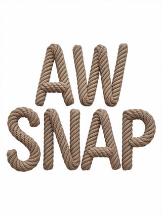 Bold Rope Font - AW SNAP Design