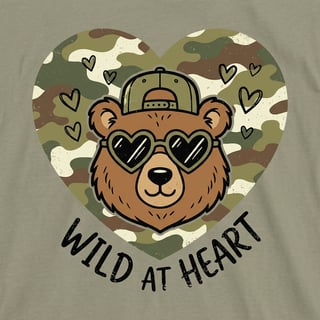 Vintage Bear T-Shirt Illustration