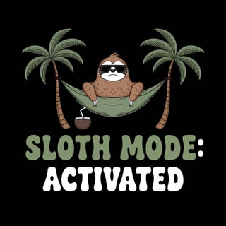 Grumpy Sloth in Sunglasses