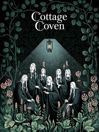 Dark Floral Cottage Coven Design