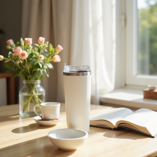 Morning Coffee Tumbler Setup