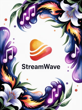 Watercolor Music App Clipart