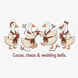 Cozy Christmas Wedding Morning Design