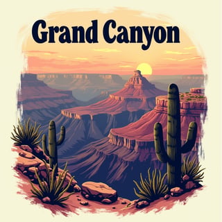 Grand Canyon T-Shirt Design