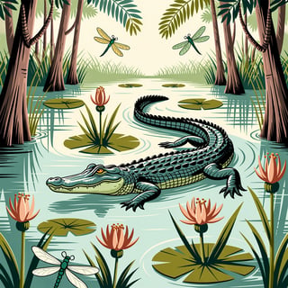 West Florida Alligator Tumbler Wrap