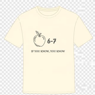 Minimalist Apple Line Art T-Shirt Design