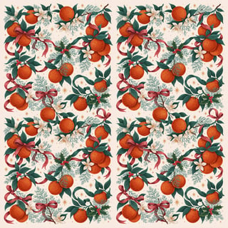 Vintage Citrus Orange Grove Tumbler Wrap