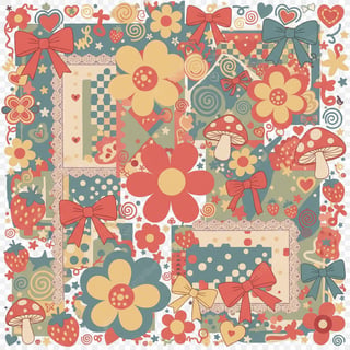 Granny-Chic Maximalist Retro Illustration