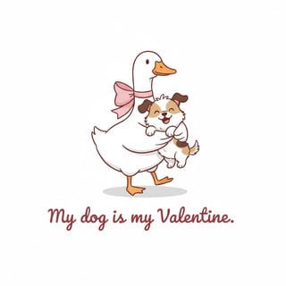 My Dog Is My Valentine Design