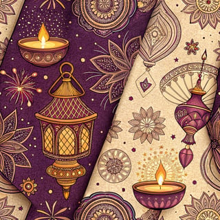 Seamless Diwali Celebration Wrap
