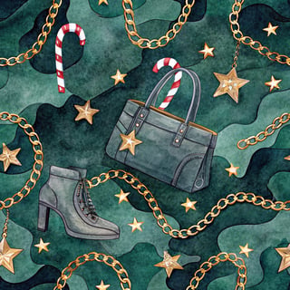 Artistic Christmas Fashion Camouflage